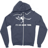 cricket it's an aussie thing Zipper Hoodie