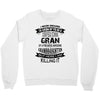 Super Cool Gran Of A Freaking Awesome Granddaughter Crewneck Sweatshirt