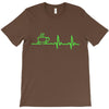 morning coffee heatbeat ekg T-Shirt