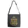 queens are born in 1970 Adjustable Strap Totes