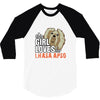 This Girl Loves Her Lhasa Apso 3/4 Sleeve Shirt