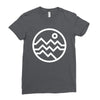 mountain bold (for dark) Ladies Fitted T-Shirt