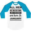 all men are created equal january 3/4 Sleeve Shirt