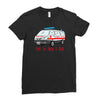 how i roll ambulance Ladies Fitted T-Shirt