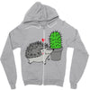 prickly love Zipper Hoodie