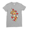 true love pizza slice Ladies Fitted T-Shirt