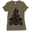 I Am Yorkshire Terrier Actually In A Very Commited Relationship Ladies Fitted T-Shirt