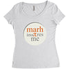 mars inspires me Women's Triblend Scoop T-shirt