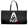 mass effect  alliance n7 logo Weekender Totes