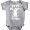 Best Friend Pug Baby Bodysuit