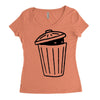 garbage ghost Women's Triblend Scoop T-shirt