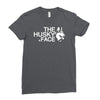 husky face Ladies Fitted T-Shirt