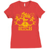 life's a bitch (2) Ladies Fitted T-Shirt