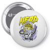 astronaute nerd Pin-back button