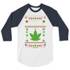 smoke weed every christmas 3/4 Sleeve Shirt