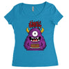 happy birthday monster Women's Triblend Scoop T-shirt