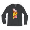 pizza slut Long Sleeve Shirts