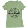 bluegrass everything else is just noise Ladies Fitted T-Shirt