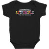 greeting from astroworld wish you were here white Baby Bodysuit