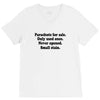 funny t shirt parachute for sale only used once never opened small sta V-Neck Tee