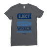 eject yourself Ladies Fitted T-Shirt