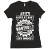 Aries Hated By Many Wanted By Plenty Ladies Fitted T-Shirt