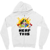 gamer gremlin stole pog Zipper Hoodie