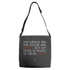 the song are okay Adjustable Strap Totes