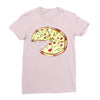 Pizza Slice Big Ladies Fitted T-Shirt