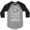 Golfer Granddad 3/4 Sleeve Shirt