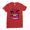 angry zombie Ladies Fitted T-Shirt