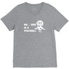 no this is a football V-Neck Tee