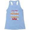 cut into pizzas Racerback Tank