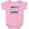 Happy First Father's Day Daddy Baby Bodysuit