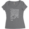 vicious beasts Women's Triblend Scoop T-shirt