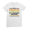i'm a proud father in law Ladies Fitted T-Shirt