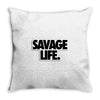 savege life Throw Pillow