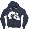 hand Zipper Hoodie