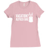 vacation alpaca bag animal humor funny Ladies Fitted T-Shirt