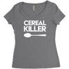 cereal killer Women's Triblend Scoop T-shirt