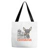 This Girl Loves Her Chihuahua Tote Bags
