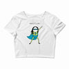 anxiety girl Crop Top
