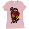 rum ham Ladies Fitted T-Shirt