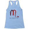 galaxy scorpio logo Racerback Tank