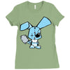 evil rabbit Ladies Fitted T-Shirt