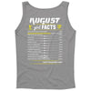 August Girl Facts Virgo Tank Top