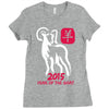 2015 year of the goat Ladies Fitted T-Shirt