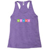 periodic table chemistry fun Racerback Tank
