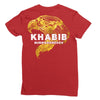 khabib gold eagle Ladies Fitted T-Shirt