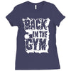 back in the gym Ladies Fitted T-Shirt